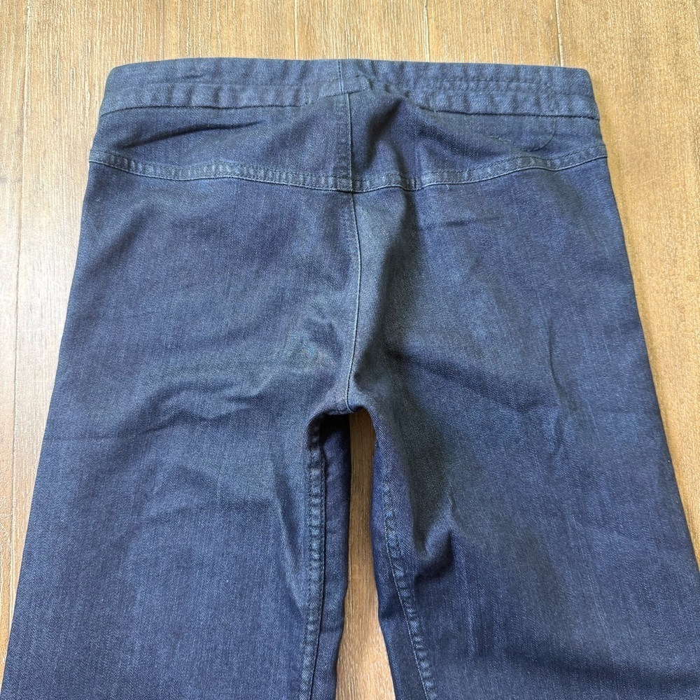 Grey Ant Flare Jeans Y2K Low Rise Vintage Rare 70s Dark Blue Retro Vintage - Picture 12 of 13